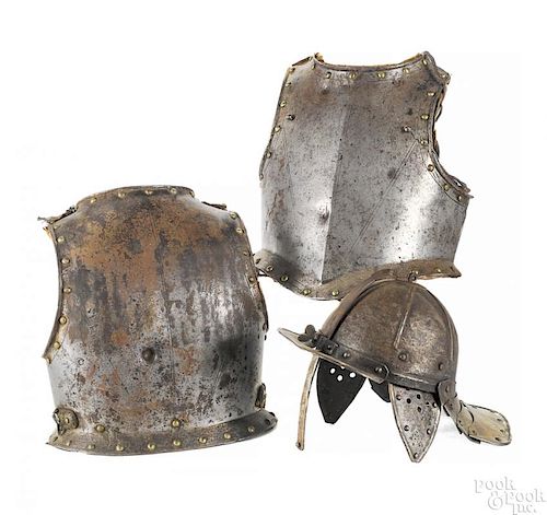 Cromwellian half suit of armor