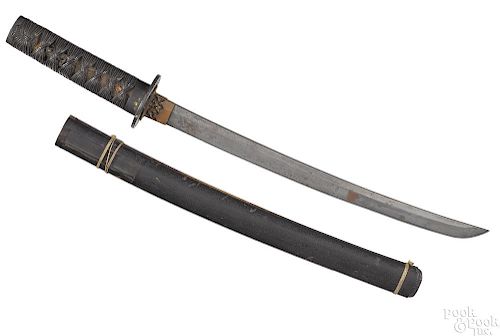 Japanese wakizashi sword with saya