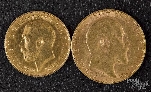 1904 Edward VII British Sovereign gold coin