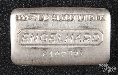Engelhard 10 ozt, silver bar.