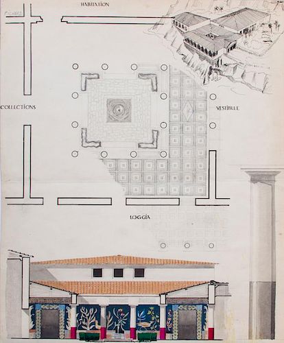 FRENCH SCHOOL: ARCHITECTURAL STUDY