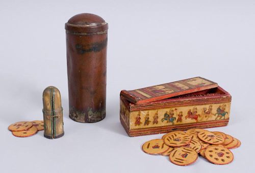 INDIAN PAINTED GAME BOX