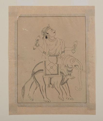 INDIAN SCHOOL: RIDING AN ELEPHANT; AND RIDING A TIGER