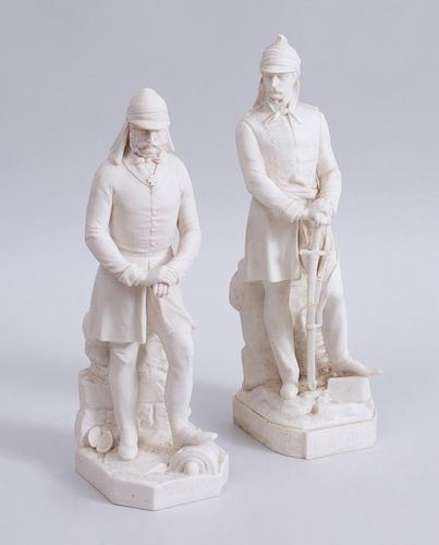 TWO VICTORIAN PARIANWARE FIGURES