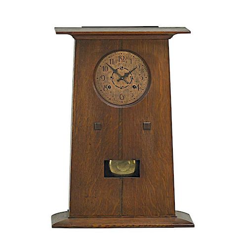 P. HANSEN; L. & J.G. STICKLEY Mantle clock