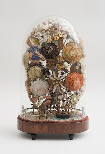 VICTORIAN SHELL-ENCRUSTED TREE