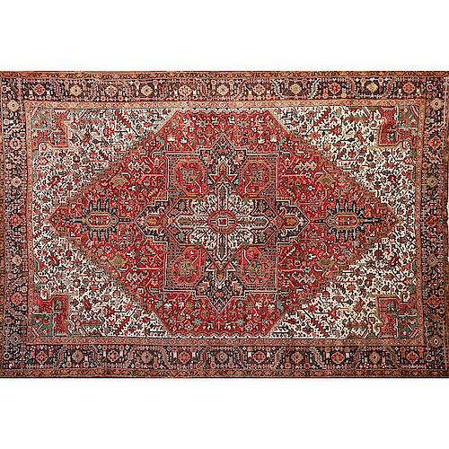 PERSIAN HERIZ Hand-knotted wool carpet