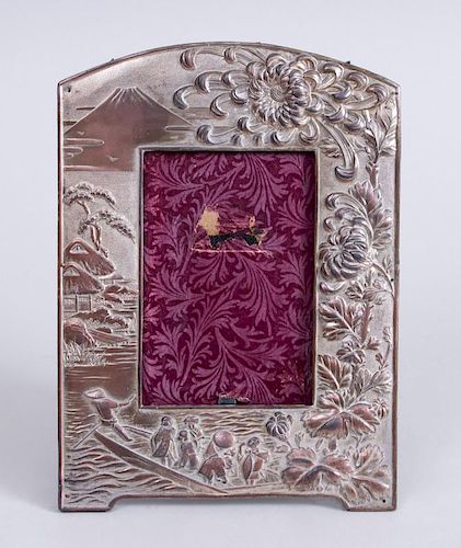 ENGLISH 'JAPONAISE' SILVER-PLATED FRAME