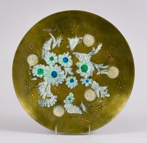 ENAMEL DECORATED CHARGER