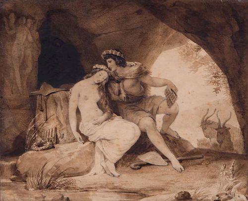 AMABLE PAUL COUTAN (1792-1837): THE LOVERS