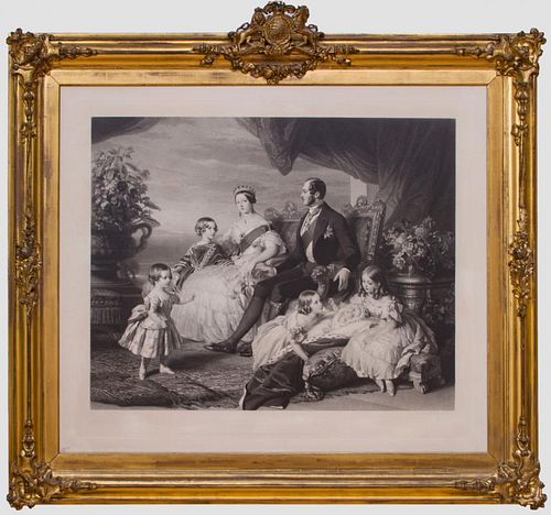 AFTER FRANZ XAVIER WINTERHALTER (1805-1873): QUEEN VICTORIA AND FAMILY