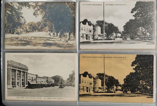 COLLECTION OF POSTCARDS RELATING TO SAG HARBOR, NEW ROCHELLE AND CAPE MAY