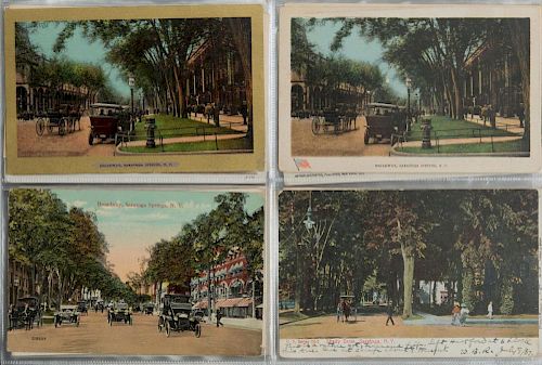 COLLECTION OF POSTCARDS RELATING TO SARATOGA SPRINGS
