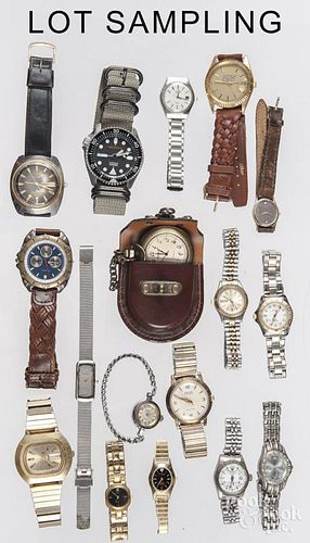 Collection wrist watches.
