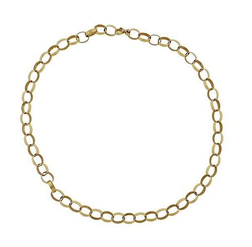 Mallary Marks 18k Gold Link Necklace