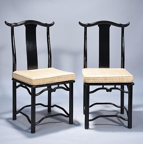 Chinese Lacquer Chairs
