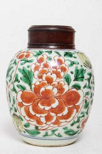 Chinese Doucai Porcelain Ginger Jar