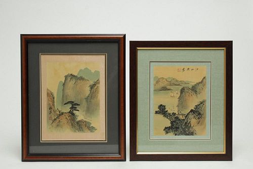 Chinese Hand-Painted Landscape Pictures, 2