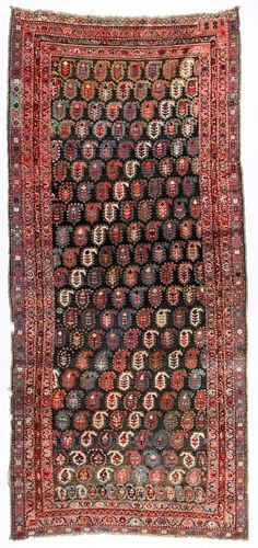 Antique Karabagh Rug, Dated "1884": 4'3'' x 9'4''