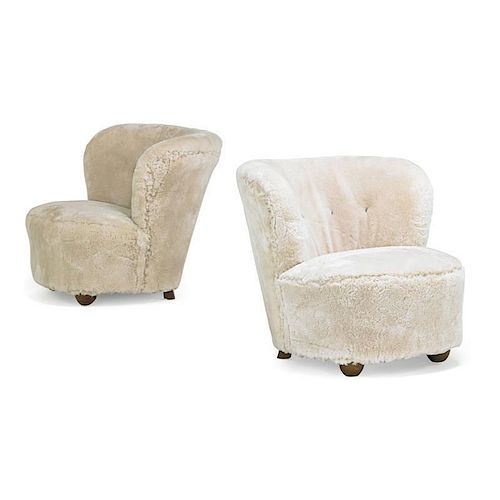 FLEMMING LASSEN (Atrr.) Pair of lounge chairs