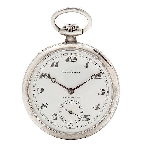 Tiffany & Co. Pocket Watch with Sterling Silver Case