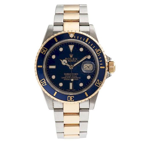 Rolex Submariner Date Reference 2160 in 18 Karat Gold and Stainless Steel Ca. 2002