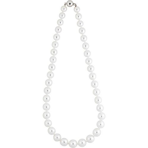 SOUTH SEA PEARL & WHITE GOLD NECKLACE