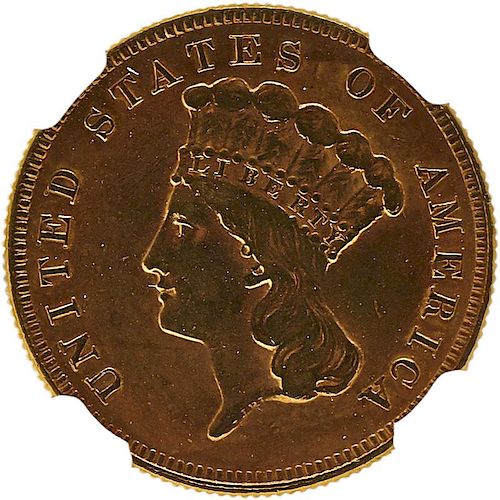 U.S. 1885 $3 GOLD COIN