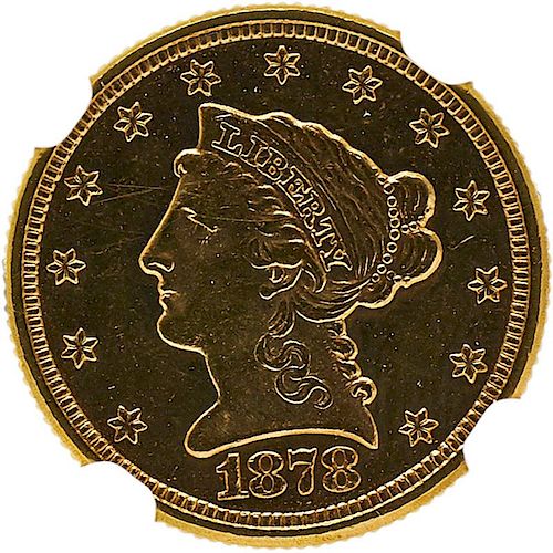 U.S. 1878 $2.5 GOLD COIN