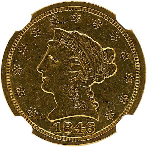 U.S. 1846-C $2.5 GOLD COIN