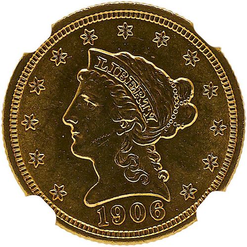 U.S. 1906 $2.5 GOLD COIN