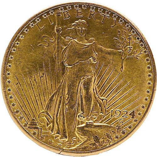 U.S. 1924 ST. GAUDENS $20 GOLD COIN