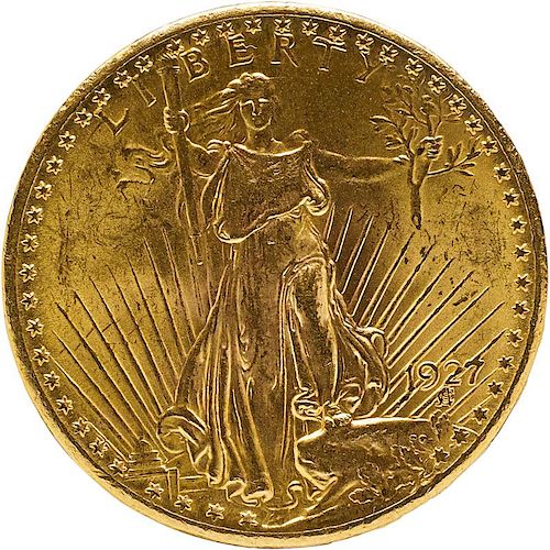 U.S. 1927 ST. GAUDENS $20 GOLD COIN