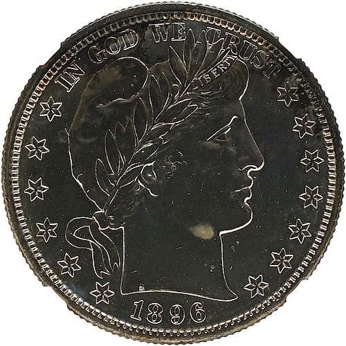 U.S. 1896-S BARBER 50C COIN