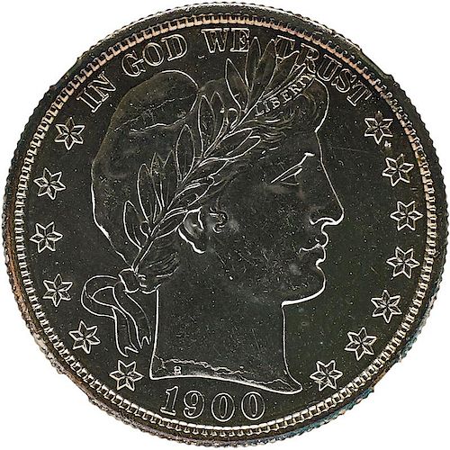 U.S. 1900-S BARBER 50C COIN