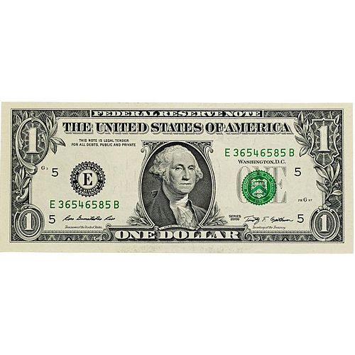 U.S. SERIES 2009 $1 ERROR NOTES