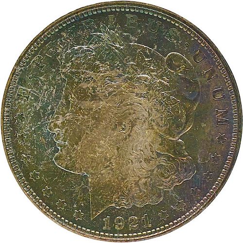 U.S. 1921-D MORGAN $1 COIN