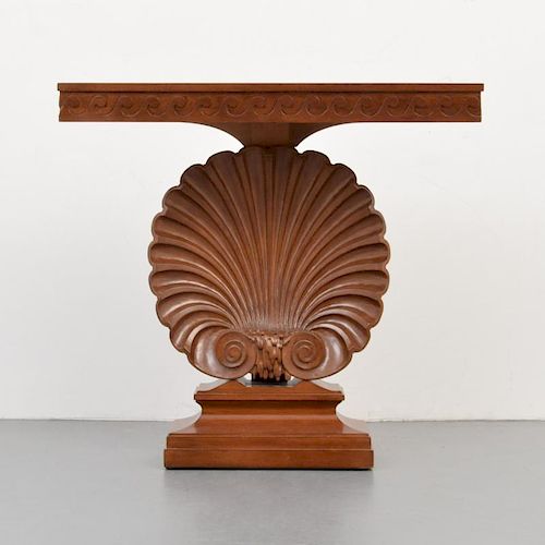 Edward Wormley Shell Console Table