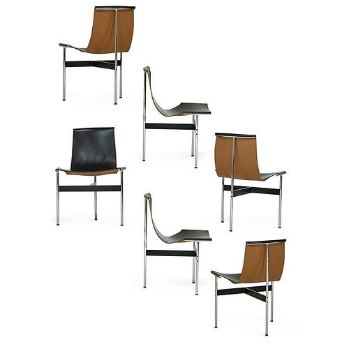 KATAVALOS, ETC Set of six T-chairs