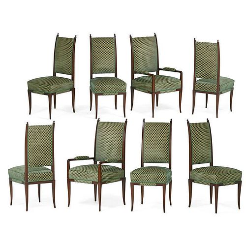 TOMMI PARZINGER Dining table and eight chairs