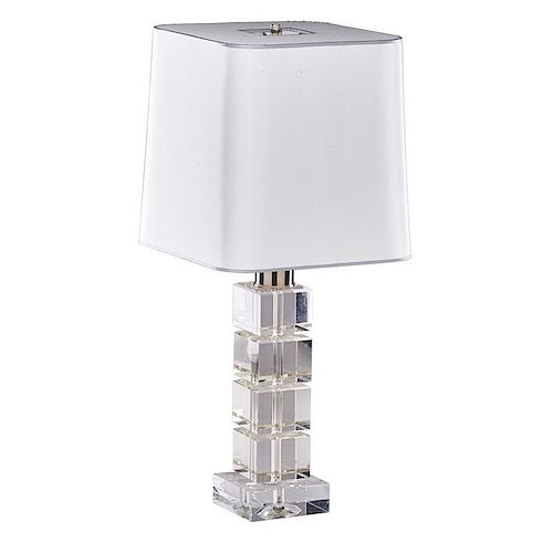 CONTEMPORARY CRYSTAL TABLE LAMP