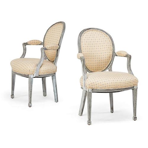 PAIR OF FRENCH FAUTEUILS