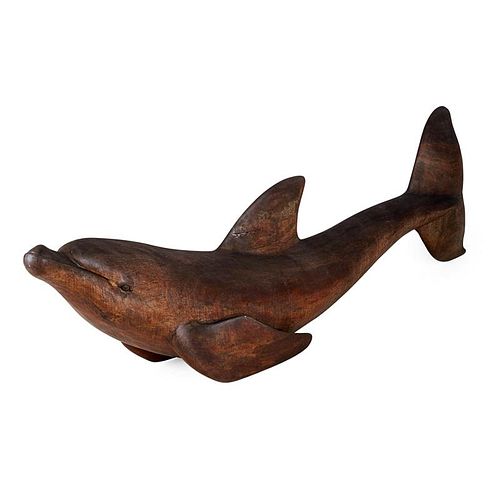 LIFE-SIZE DOLPHIN SCULPTURE