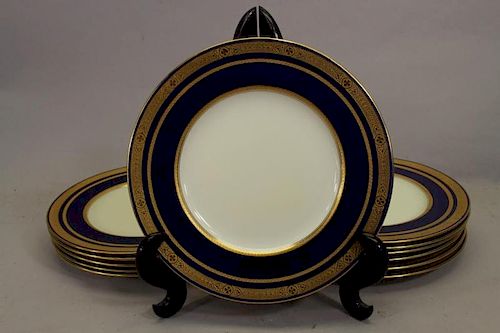 (12) Tiffany & Co. Gilt Porcelain Dishes