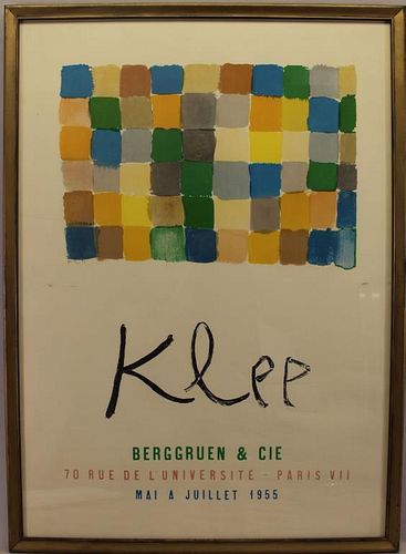 Paul Klee Framed Exhibition Poster