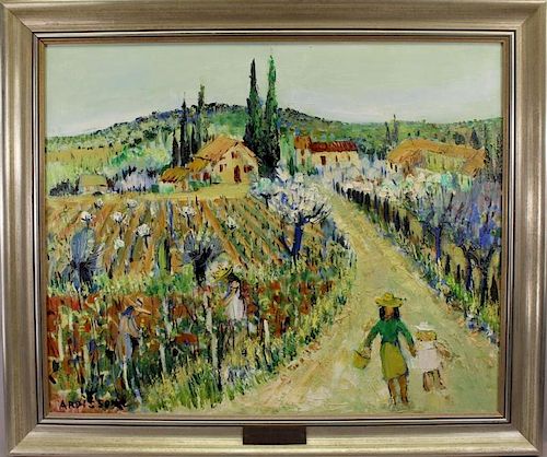 "Vines in Provence" Yolande Ardissone (born 1927)