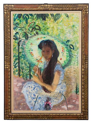 Lily Cushing, (American, 1909-1969), Girl from Tepoztian