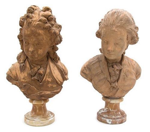 Artist Unknown, (Continental, 19th Century), Two Busts