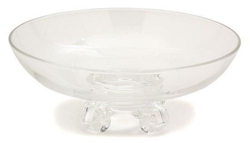 A Steuben Glass Bowl Diameter 8 inches.