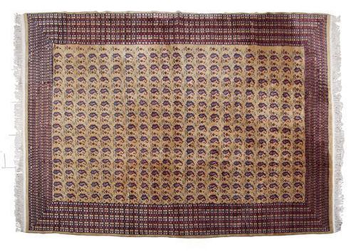 A Bijar Wool Rug 11 feet 3 inches x 8 feet 11 inches.